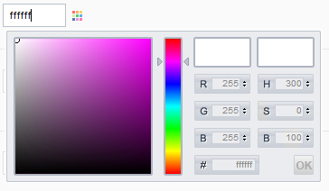 Shopotheek kleuren kiezer