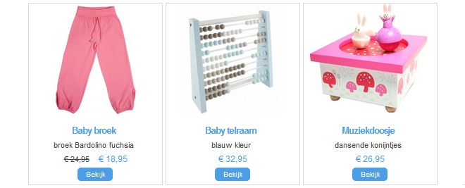 Shopotheek adviesprijs